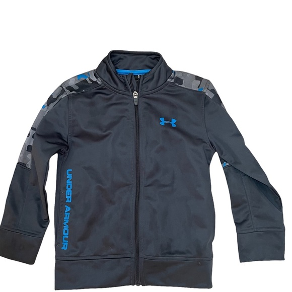 Under Armour Blue Track Jacket Size 5 - Picture 1 of 3